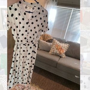Black & White Polka Dot Dress